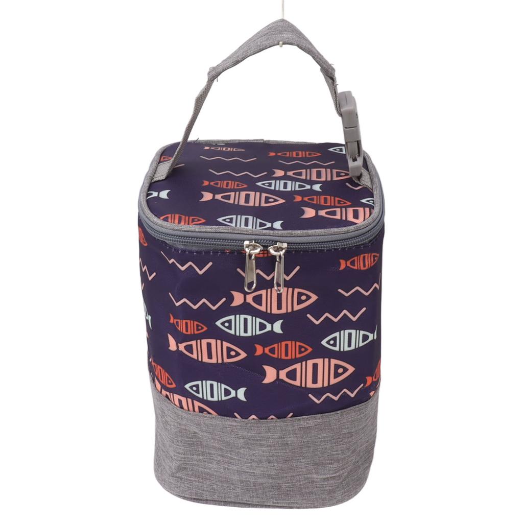 Insulated Baby Bottle Bag Waterproof Portable Breastmilk Warmer Cooler Bag with Handle for Travel 3L