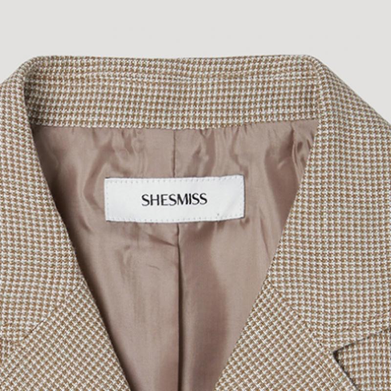 [She S miSS] Middle Sleeve Crop Jacket Swwjkp21080 Lw