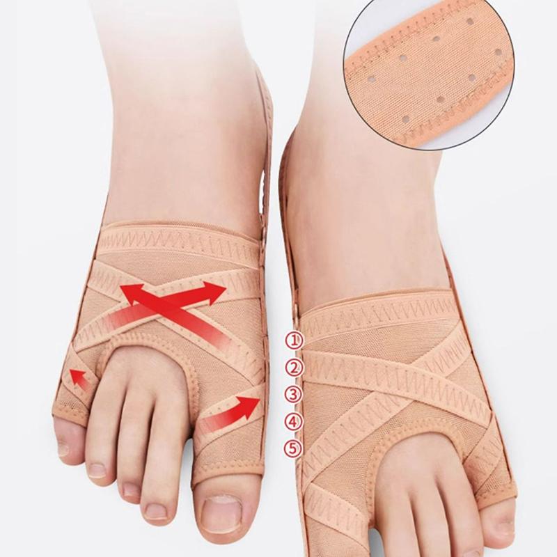 Stof Bunion Corrector Teen Spreider Verstelbare Hallux Valgus Sleeve