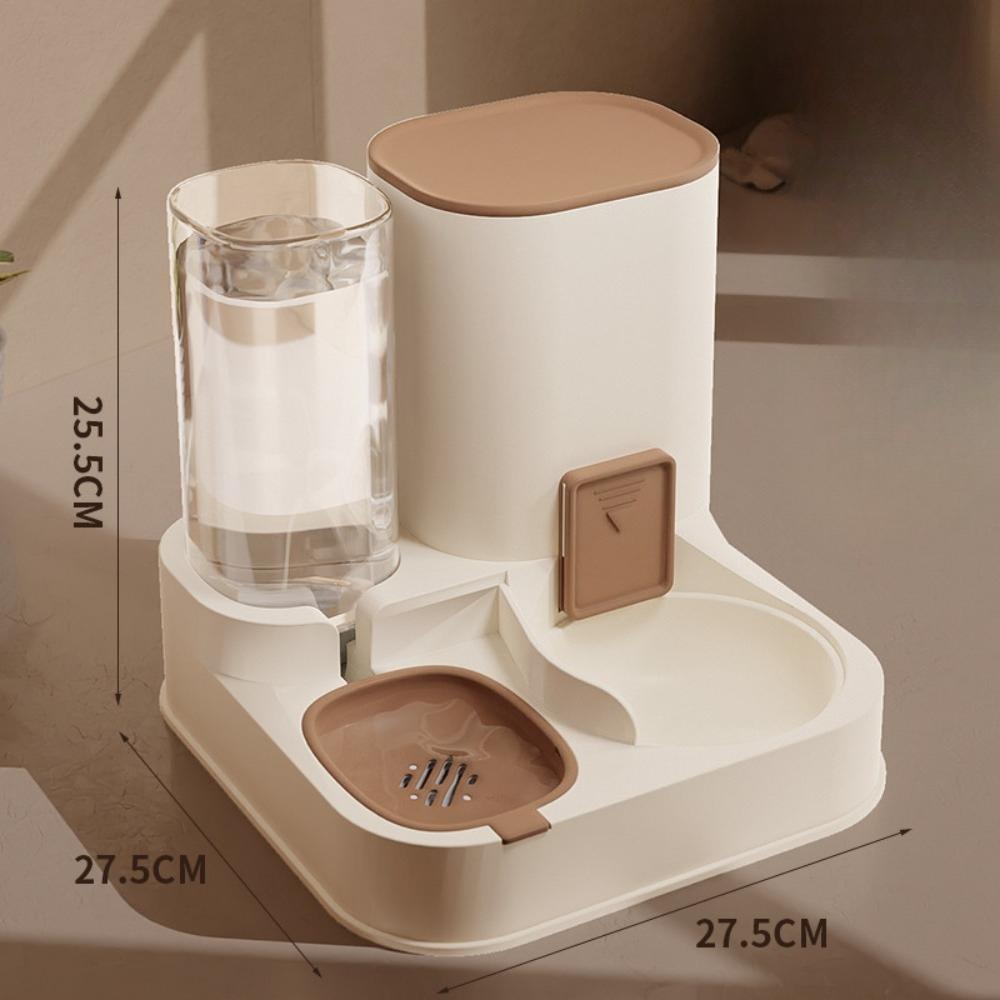 Automatic Pet Feeder and Water Dispenser All-in-One | Cat Dog Food Water Bowl | Smart Pet Drinking Feeding Station
