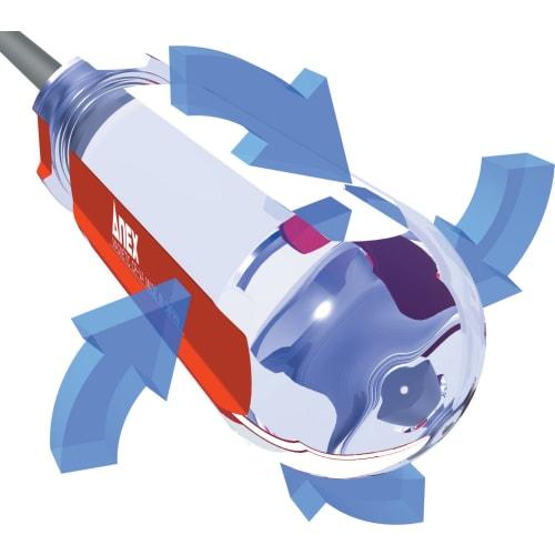 ANEX Driver Long Shaft Four-Line Handle +2x300 No.8400