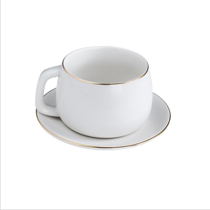 

Креативная золотая керамическая чашка в скандинавском стиле, чашка для воды, кофейная чашка, цветочная чайная чашка, кружка, чашка с молоком, послеобеденный чай