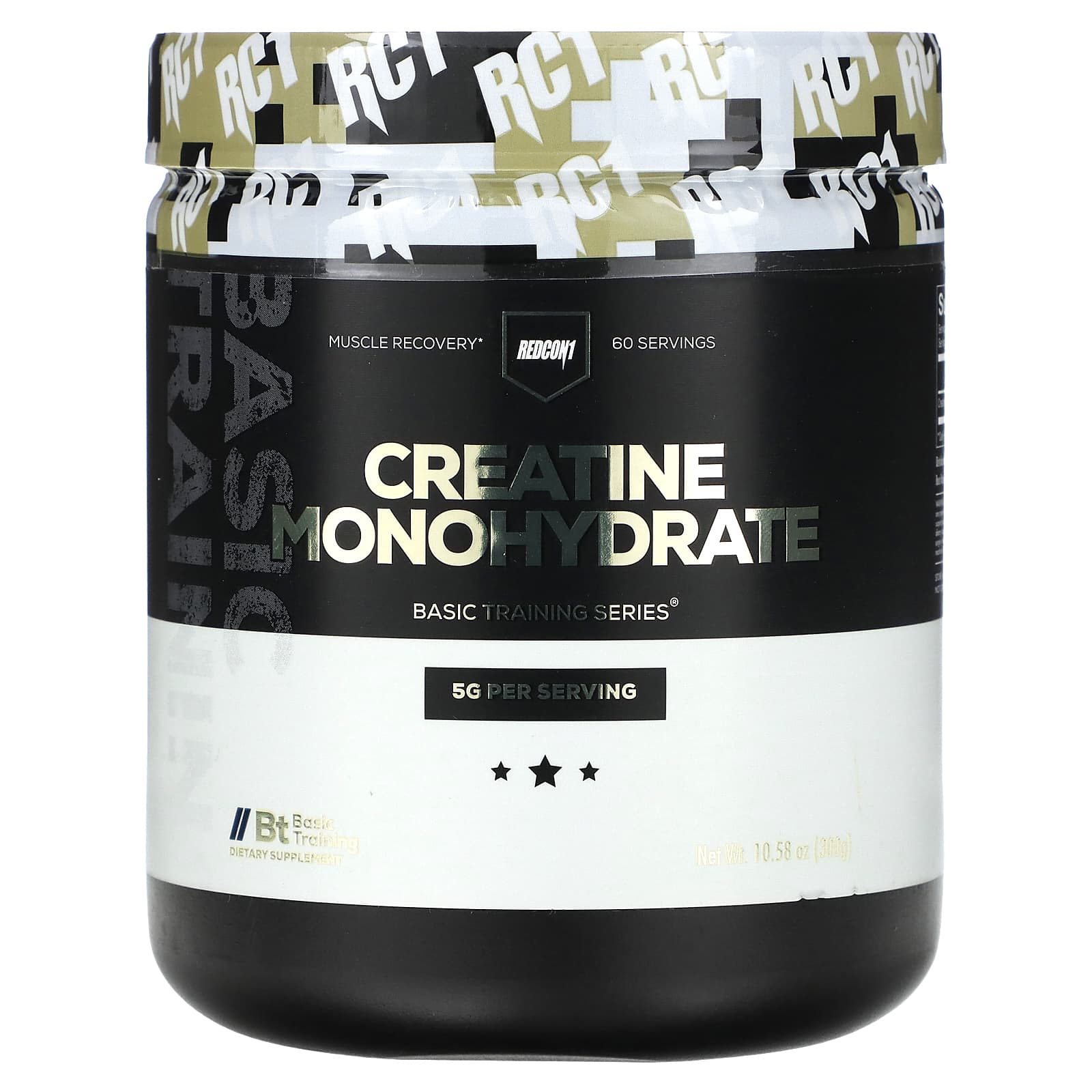 

Redcon1, Creatine Monohydrate, 300G(10.58Oz)