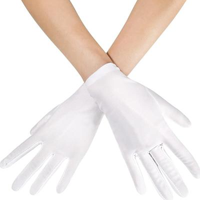 Women's Satin Formal Wedding Gloves Opera Dance Bridal Party Elastic Sun Protection Evening Dress Wedding Ritual Decoration