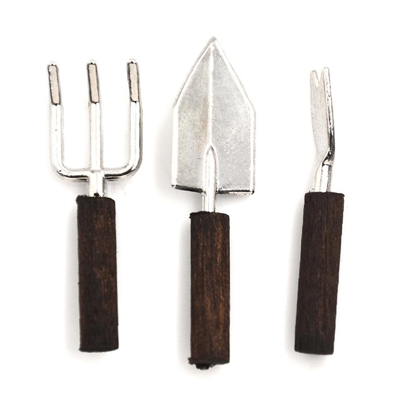 1:12 Dollhouse Miniature Toy 3 Pieces Of Tools