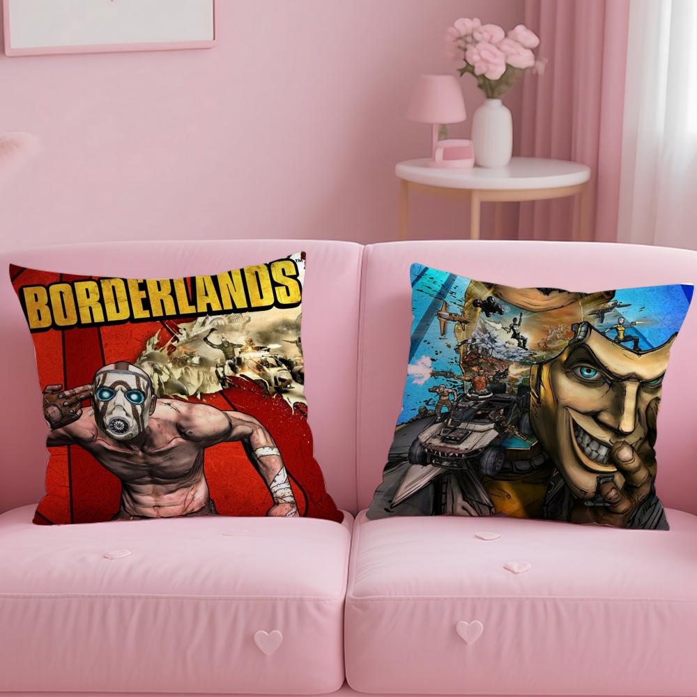 Game B-BorderlandsS Cushion Cover Comfortable Reversible Pillow Cover Ideal for Car Sofa Bedroom & Beyond