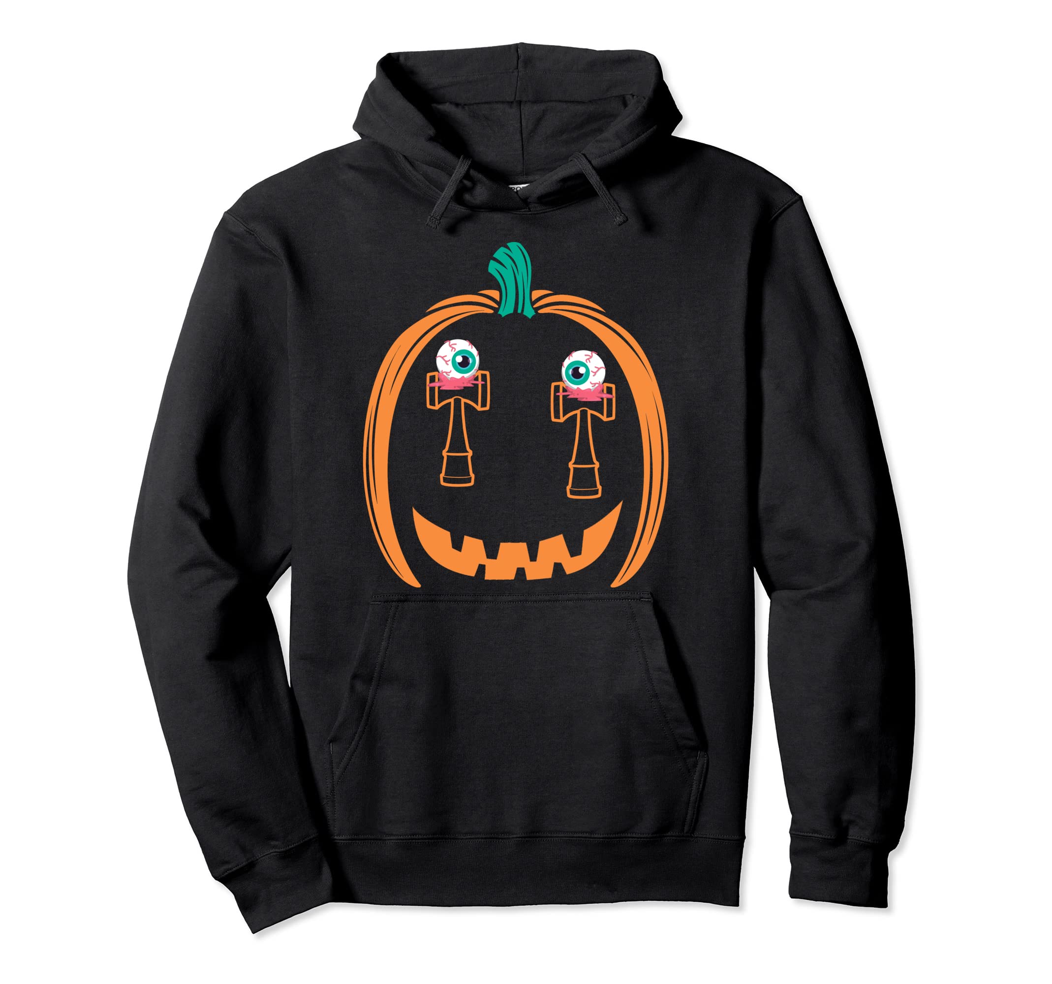 

Cute Halloween Kendama costume with sharp Hoodie eyes. чёрный