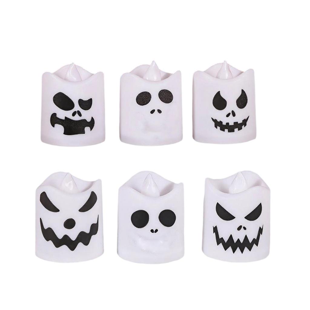 Creative Halloween Electronic Candles LED Horror Atmosphere Party Decorations  Festival Room Atmosphere Decoration