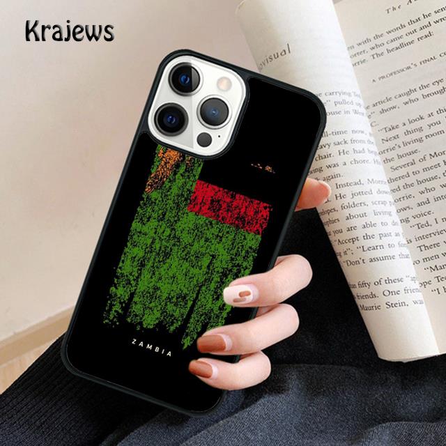 Zambia Flag Soft Phone Case For IPhone 18 17 Air 16 15 14 Max Plus 11 12 13 Pro Max Phone Cover coque Shell Fundas