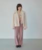 WOVEMENT Tiny Flower Twill Pants Rose Pink Wbdfpa005Pk