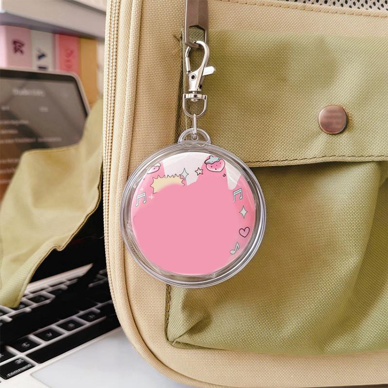 1PC Badge Star Transparent Pixiv Protective Cover Anime Merchandise Plastic Portable Pendant Collection Box Storage