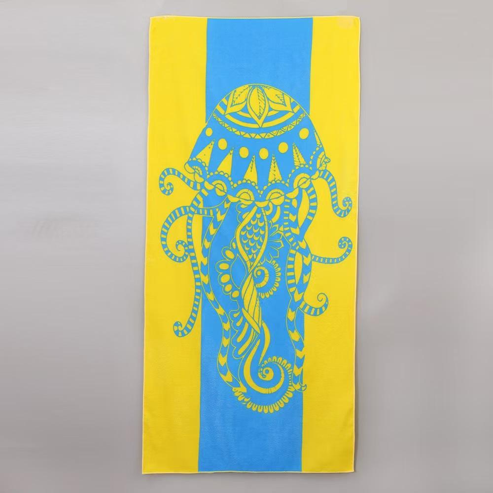 Modern Microfiber Beach Towel Large Printed Breathable Water-Absorbent for Outdoor Sports Fitness Bath Towel