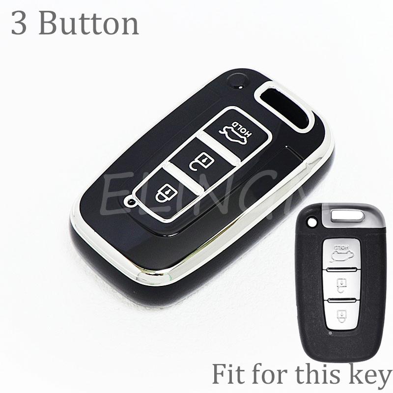 Car Remote Key Case Cover For Hyundai Solaris Hb20 Veloster Sr Ix35 Accent Elantra I30 For Kia Rio Forte K2 K3 K5 Sportage Tpu