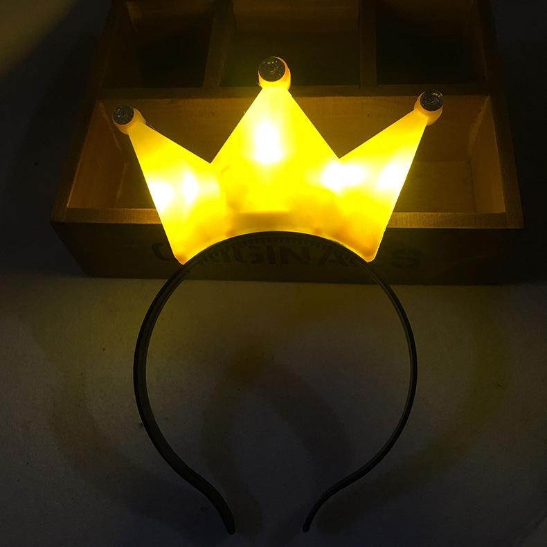 

Светящийся мигающий ободок-корона с кастомизацией логотипа