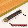 Cowhide Leather Handles | Furniture Cabinet/Door/Wardrobe/Drawer Pulls | For Wooden Boxes & Gift Boxes