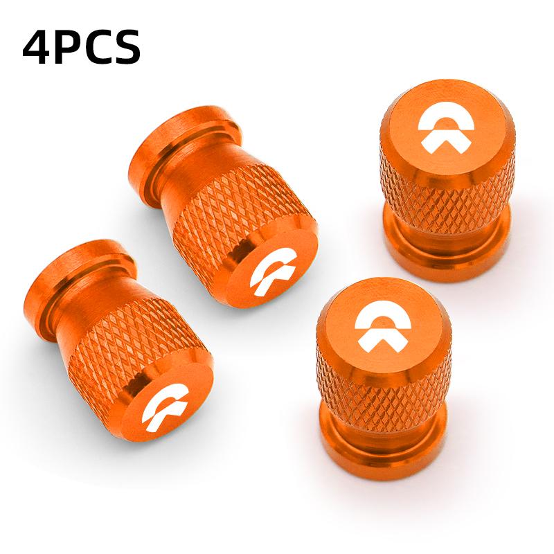 Car Wheel Tire Valve Caps, Tyre Stem Covers, Waterproof, For NIO EC6 ES6 ES7 ES8 ET7 ET5 ET9 2023 2024, 4Pcs Car Accessories