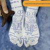 Cross-Border Warp Acupoint Massage Socks: English & Chinese Heritage Inspired Meridian Design