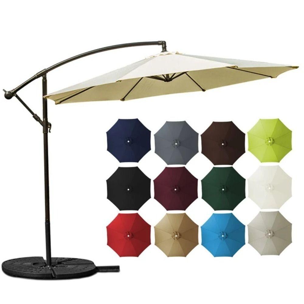 Sunproof Patio Umbrella Replacement Canopy Waterproof Sunshade Canopy Top Backyard