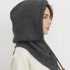 Winter Balaclava Hat Scarf for Women Warm Knitted Hooded Caps Outdoor Warm One-Piece Neck Collar Beanies Hats for Girls