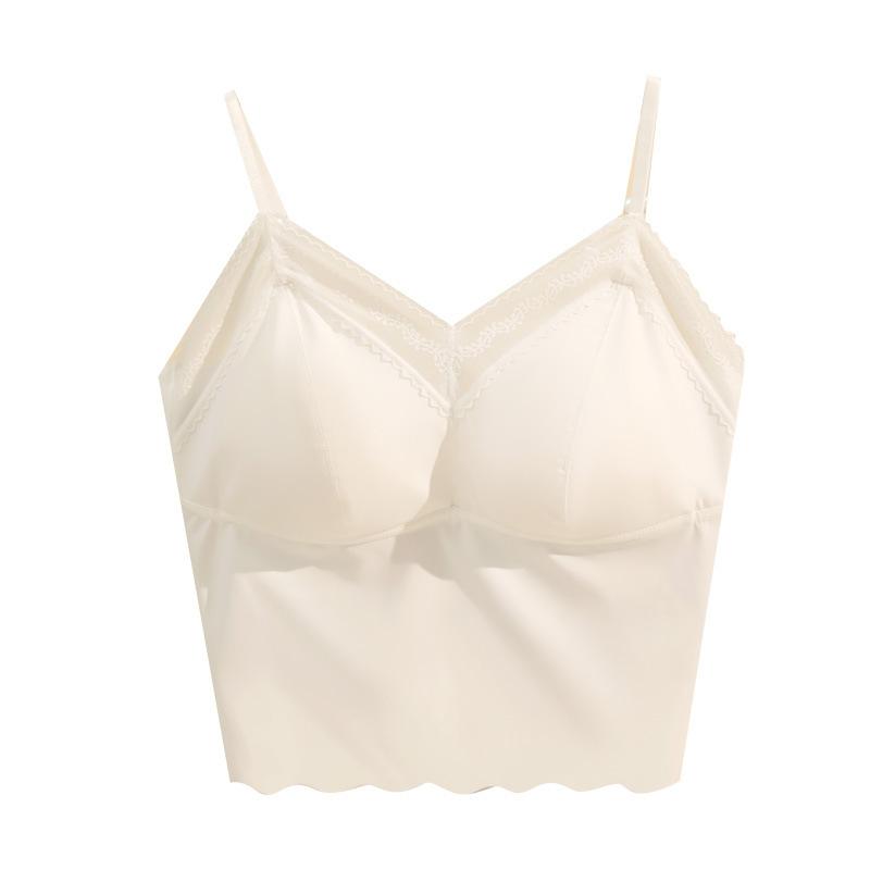 Fashion Summer New Products, Cool Vest Inside and Outer Wear, Sling Fixed Integrated Cup Seamless Underwear Women's Wholesale