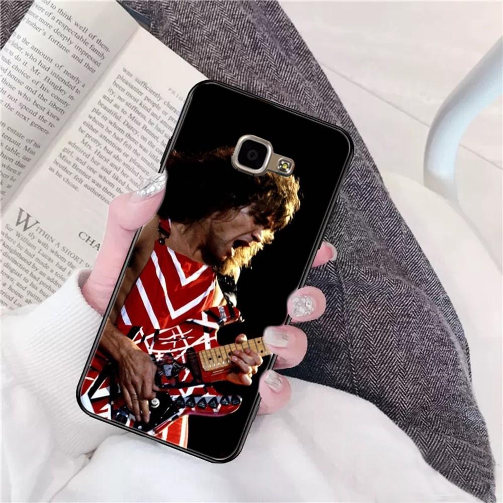 E-Eddie Van Halen Graphic Guitar Phone Case For Samsung A 10 11 12 13 20 21 22 30 31 32 40 51 52 53 70 71 72 73 91 13 Shell
