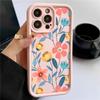 Colorful Flowers Silicone Case For iPhone 15 16 Pro Max 14 13 12 11 Pro Max 7 8 XR XS 16e Shockproof Bumper Soft TPU Phone Cover
