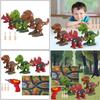 Dinosaur Toy Set, Deformed Action Figure, puzzle Construction play set with Screwdriver
