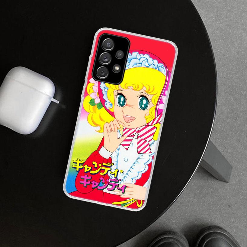 Anime Candy Phone Case Cover for Samsung Galaxy A12 A22 A32 A52 A72 A02S A51 A50S A31 A20S A10S Note 20 Ultra 10 Plus Galaxy A12