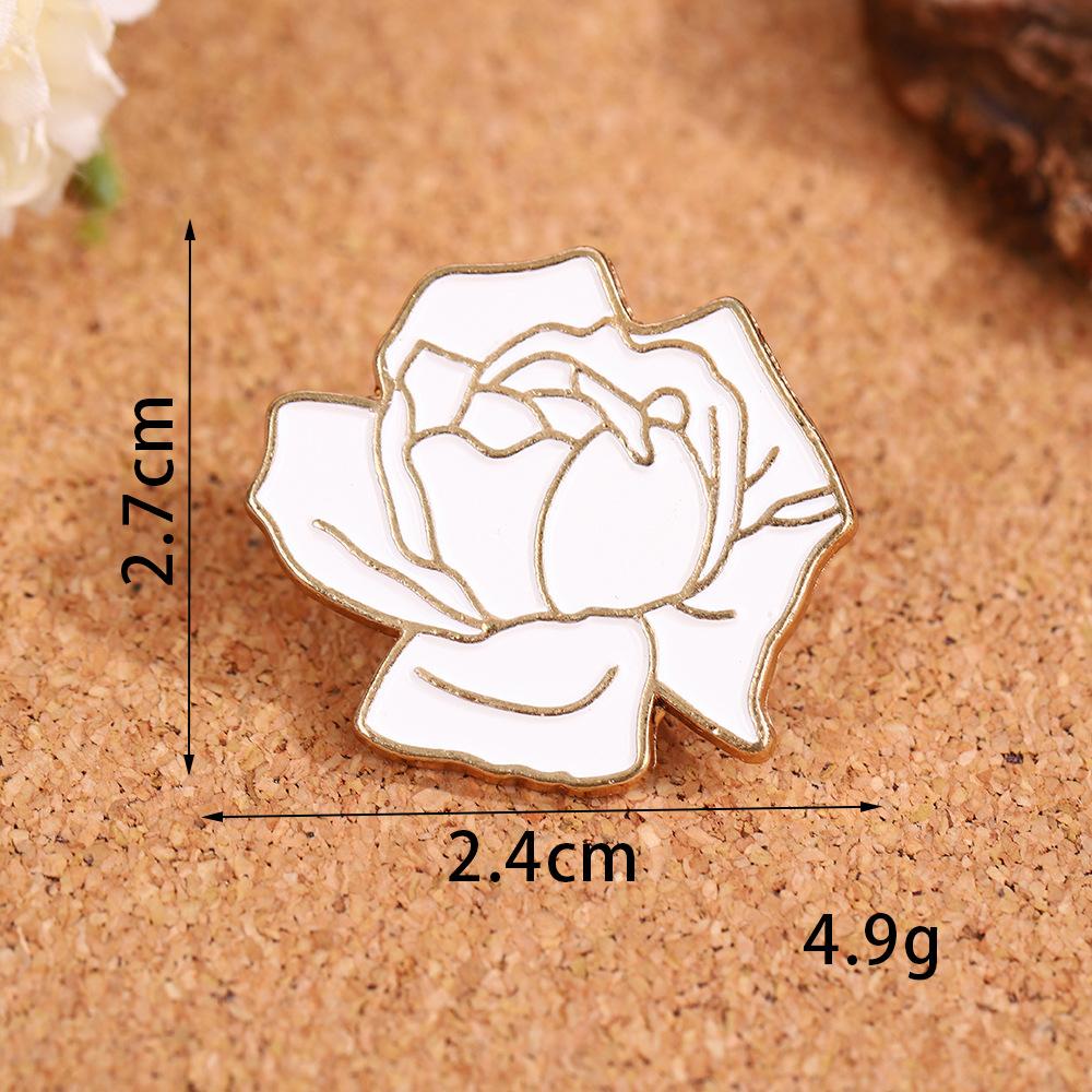 Cartoon English Alphabet Series Brooch Advanced Sense Niche Metal Badge Personalized Versatile Accessories