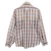 Levi's 70s Vintage Check Pattern Long Sleeve Shirt Brown Men's Used