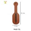 In Stock Women's Self-Defense Leather Paddle Coin Bag - Outdoor Portable Anti-Wolf Tool