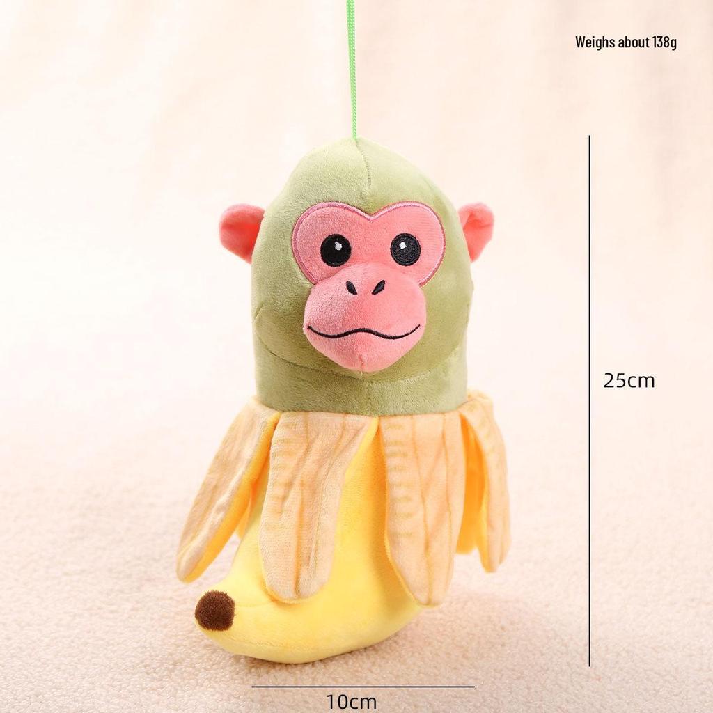 AI Klassiska Berg och Hav Gränsöverskridande Plysch Pinne Figur Nyckelring Hänge