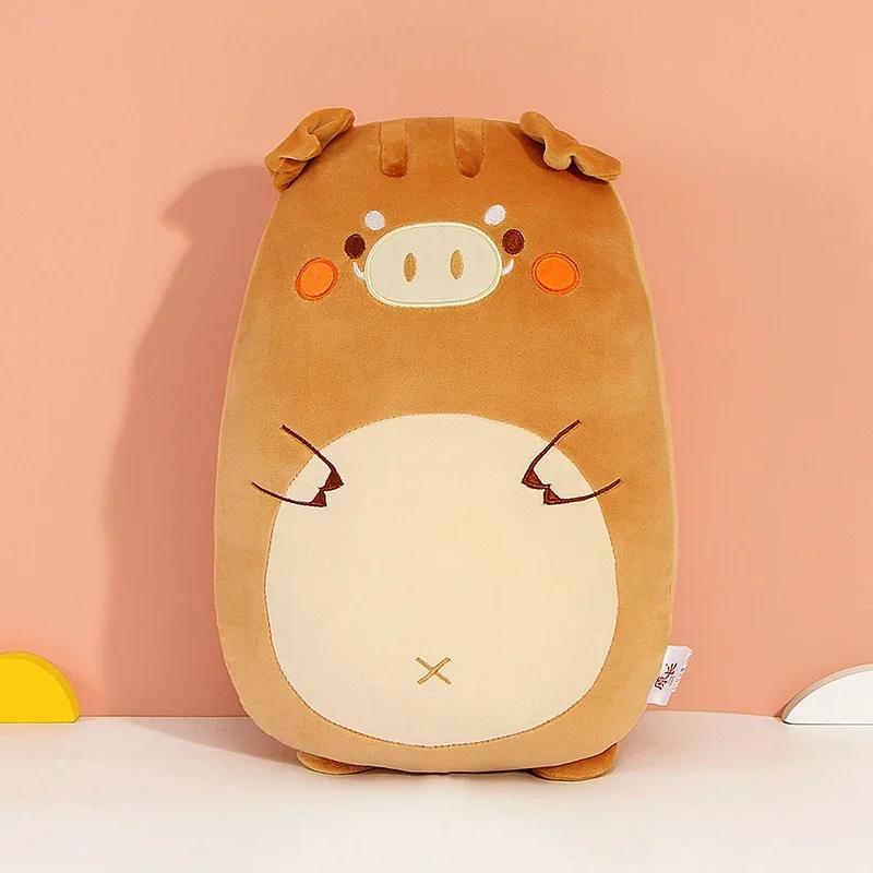 40/60cm Kawaii Animal Plush Pillow Cuddly Squishy Dinosaur Penguin Pig Rabbit Cat Panda Zoo Animal Soft Plushie Peluche Kid Gift
