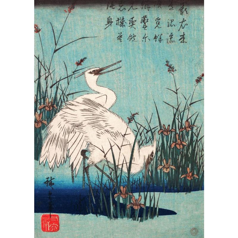 Stile Vintage Giapponese Uccello Pavone Fujiyama Poster e Stampe Pitture su Tela Retro Wall Art Immagini per Arredamento Casa Stanza