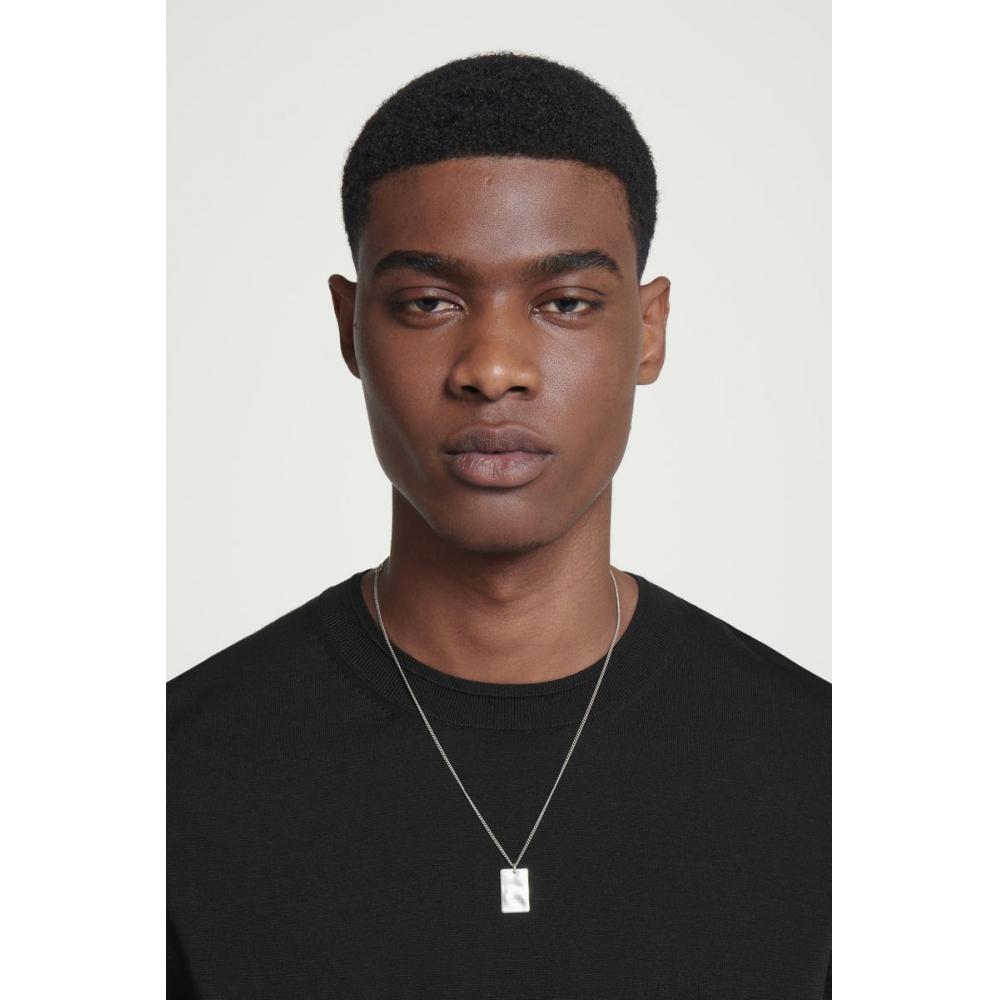 

Cos Japan Hammer Tag Necklace Silver/ONESIZE