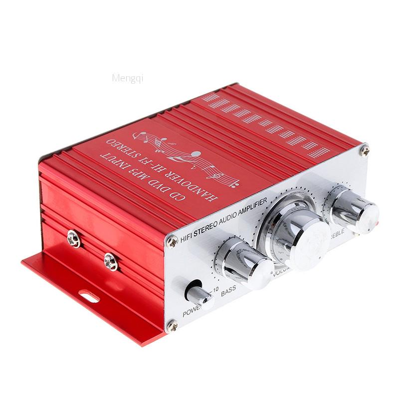 Idh 12V 2CH Mini HiFi Stereo Audio Amplifier AMP for Car Motorcycle