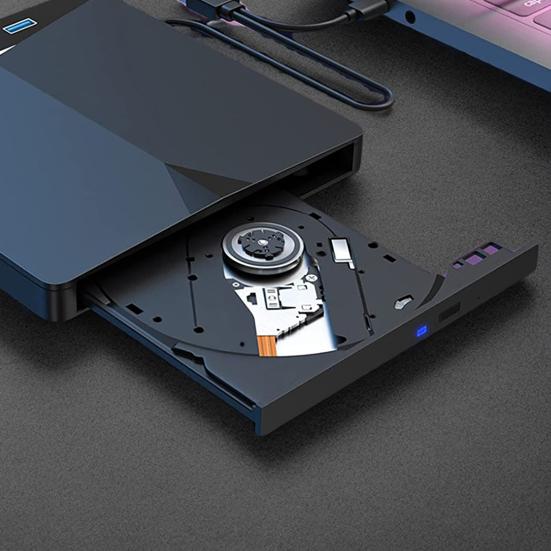 USB 3 Type-C RW Optical Drive External DVD High-Speed Slim for Windows 11/10/8/7