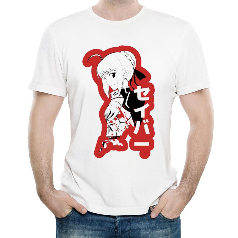Buy Fate Zero T-Shirt White Color Short Sleeve Fashion Mens Fate Zero ...