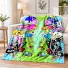 Adventure Time Flannel Throw Blanket Soft Warm Cozy For Sofa Bed Indoor Home Bedroom Use