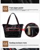 Qian Dian Women's Genuine Leather Tote: 2025 New Fashion Large Cowhide Shoulder and Crossbody Bag.