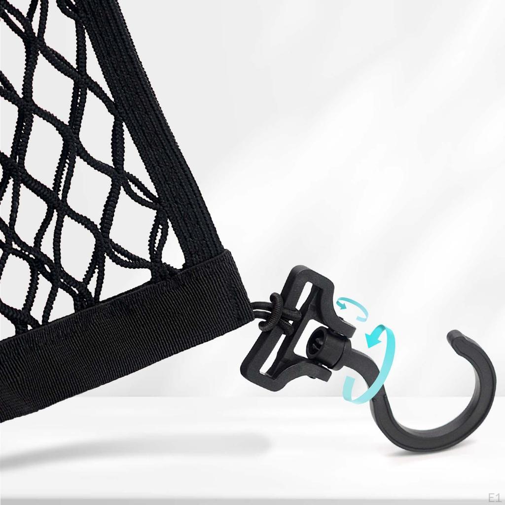 Car Ceiling Cargo Net Pocket Storage Organizer Camping Mesh Pouch for Backpacking Garden