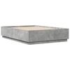 Bed Frame Concrete Grey 120x200 cm Engineered Wood