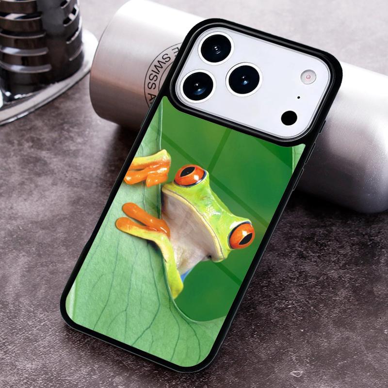 Frog Tropical Rain Forest Phone Case for iPhone 17 16 15 Pro Max Air 14 13 12 11 Plus Shockproof Cover