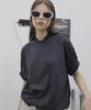 HOLYNUMBER7 Oversized Hip Hop Dance Studio Holy Girl Club Graphic Short Sleeve T-Shirt_Charcoal