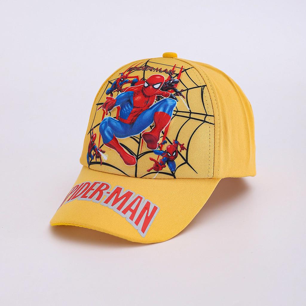 Spider Man Pattern Cartoon Kids Baseball Cap With Sunshade For Spring Outdoor Play