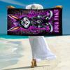 1PC Custom Name Rap Bunny Street Style Beach Towel Highly Absorbent And Sand-Resistant Towel for Swimming, Pool, Yoga, And Travel Lightweight