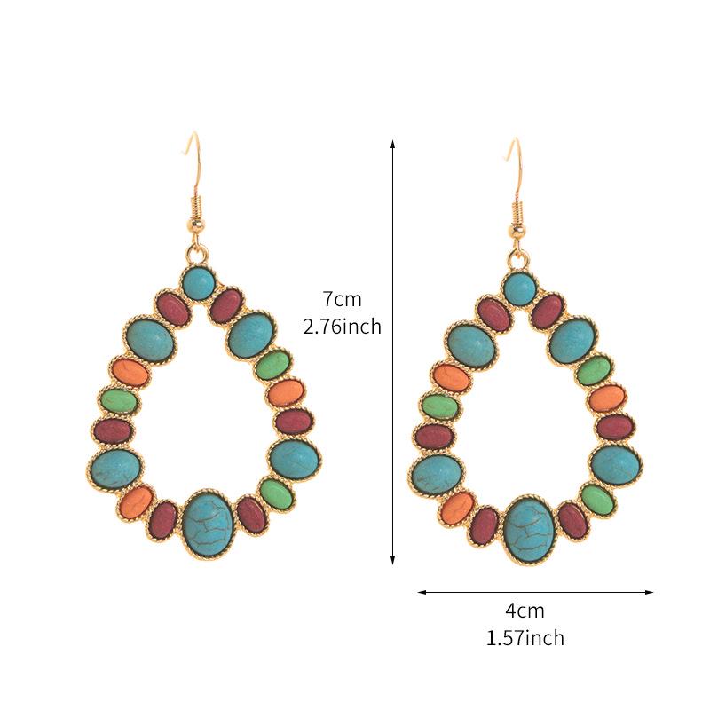 2024 Stylish Retro Luxury Earrings for Women: European & American All-Match High-End Design