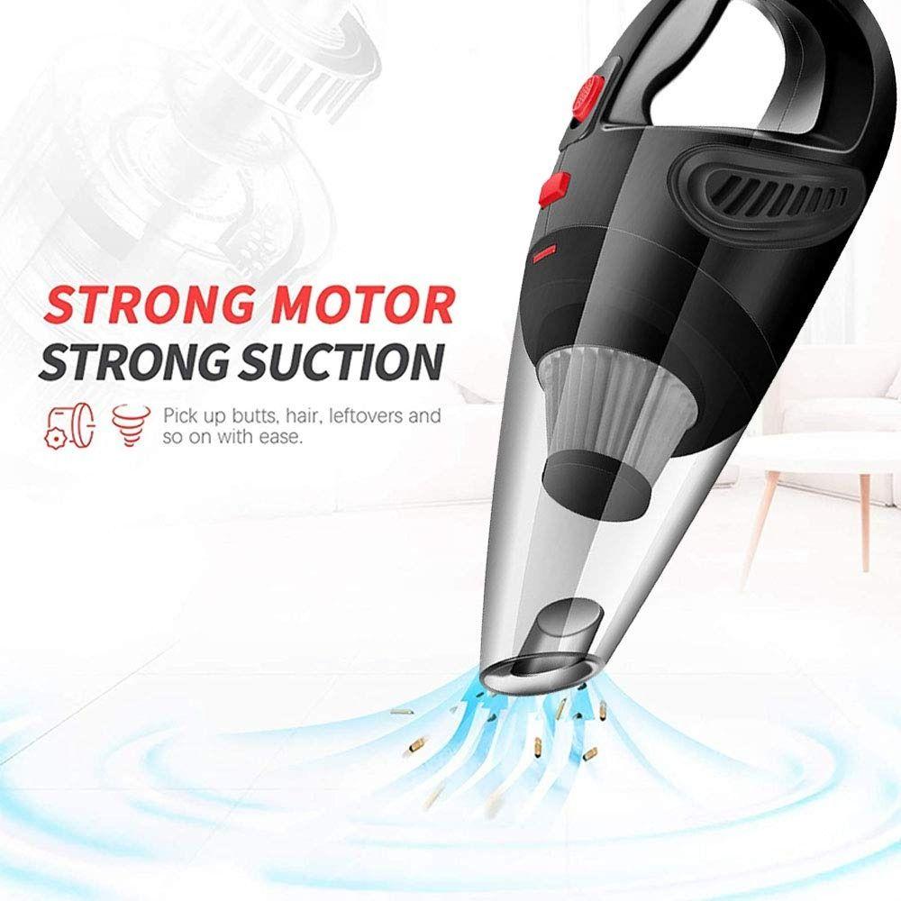 Rechargeable Handheld Vacuum Wet and Dry Dust Catcher Portable Car Vacuum Cleaner  for Car Home