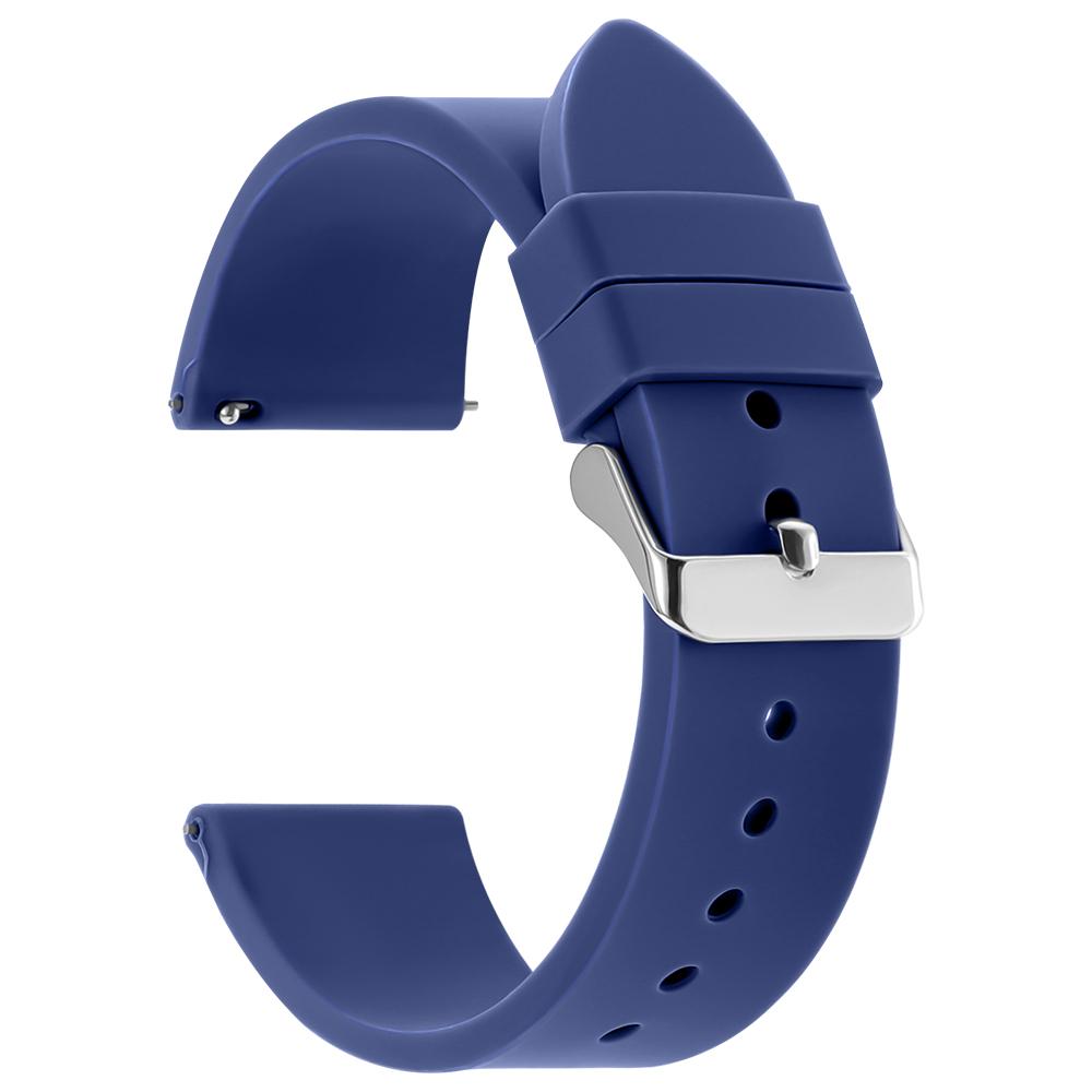 Armband 16mm 18mm 20mm 22mm Schnellverschluss Weiches Silikon Uhrenarmband Universal Gummi Wasserdicht Smartwatch Armband Ersatz