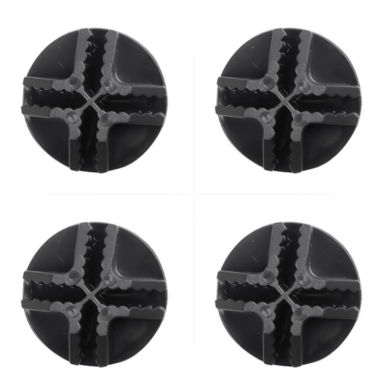 4 Pieces Sturdy Plastic Resin Cuves Connectors for Quick Assembly and Reconfiguration of Storage Grids Daily Use